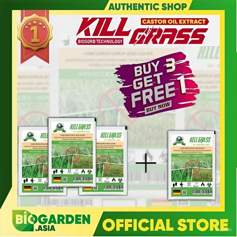Bubuk herbisida kill grass biologis