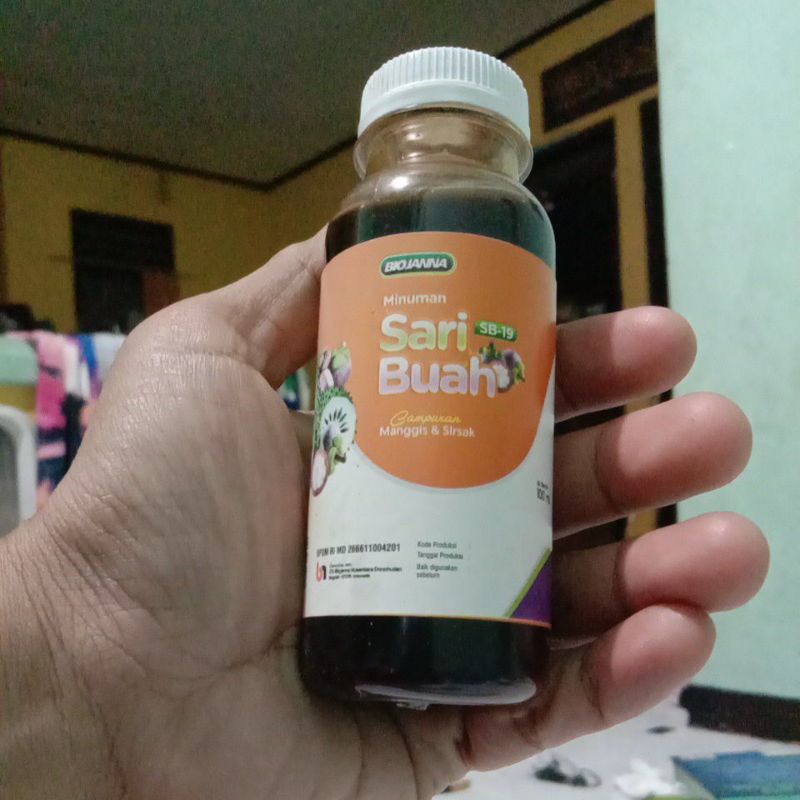 SARIBUAH atau BioVid Ori ciri khas rasa agak asam dan tak terlalu manis.