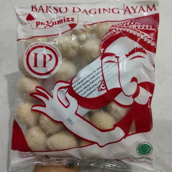 

Baso Bakso Daging Ayam Pak Kumiz IP-25 isi 25 butir