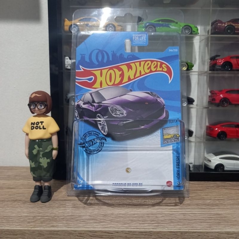 Custom Card Porsche 911 GT3 RS Purple/Ungu Super Treasure Hunt Hot Wheels