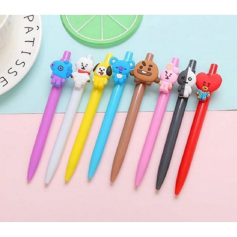 

Pulpen Cetek Karakter BTS / Pulpen Lucu