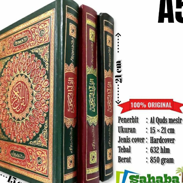 Beli Al Quran utsmani al quds  mushaf utsmani al quds