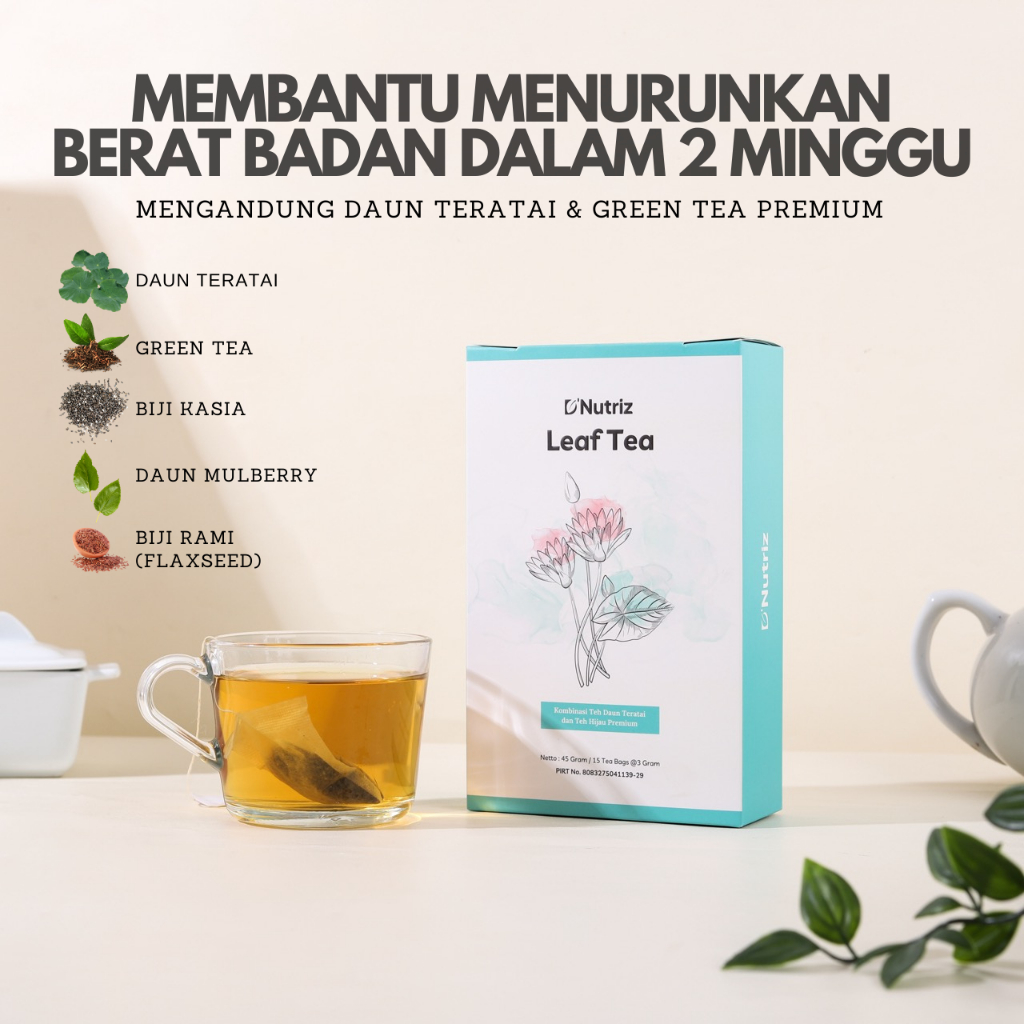 

D'Nutriz Leaf Tea Teh Daun Teratai | Teh Diet | Teh Pelangsing | Slimming Tea