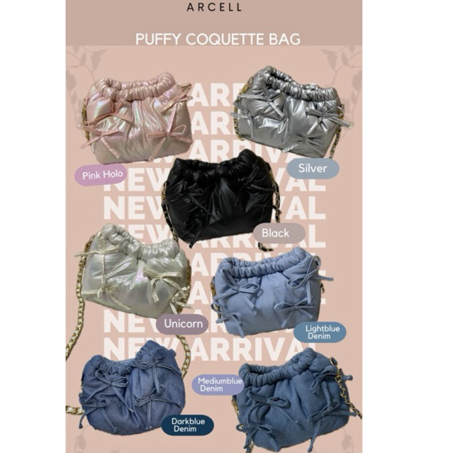 PUFFY COQUETTE BAG - ARCELL - TAS SELEMPANG WANITA