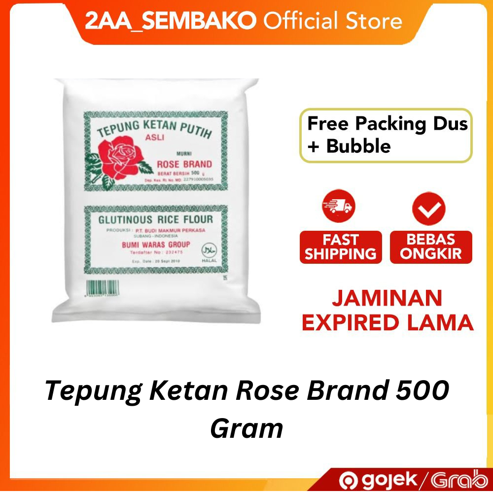 

Tepung Ketan Rosebrand 500Gr 1Pcs