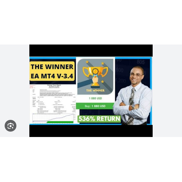 The Winner EA V3.4 Robot + Profit 100-300% + GOLD Special Preset M1 +MT4-1420Fix