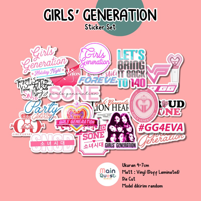 

Sticker Girls’ Generation | Sticker Aesthetic / Sticker Tumblr / Sticker Laptop / Sticker Anti Air / Sticker Vinyl Die Cut / Sticker Kpop / Sticker Cute