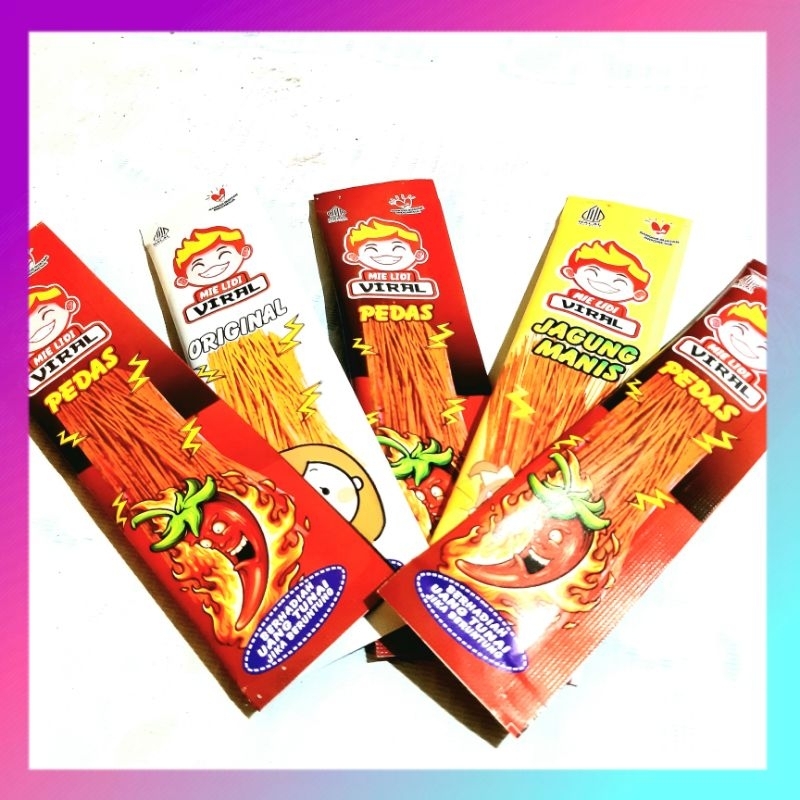 

Mie Lidi Jajanan Viral 1Pack Isi 12 Pcs