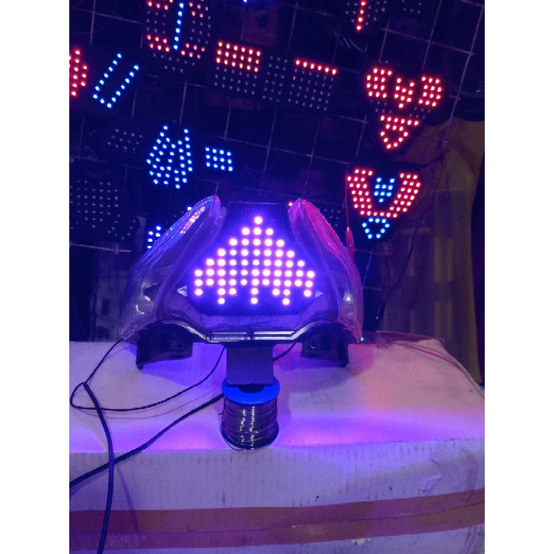 stoplamp runing beat duluxe 2020-2024 8 mode otomatis+lem