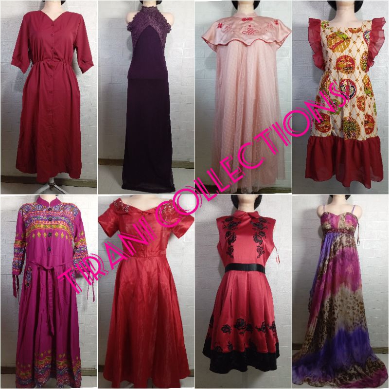 promo harga mulai 20K-50K part 3 preloved baju dress premium/mini dress/midi dress/baju congsam/baju