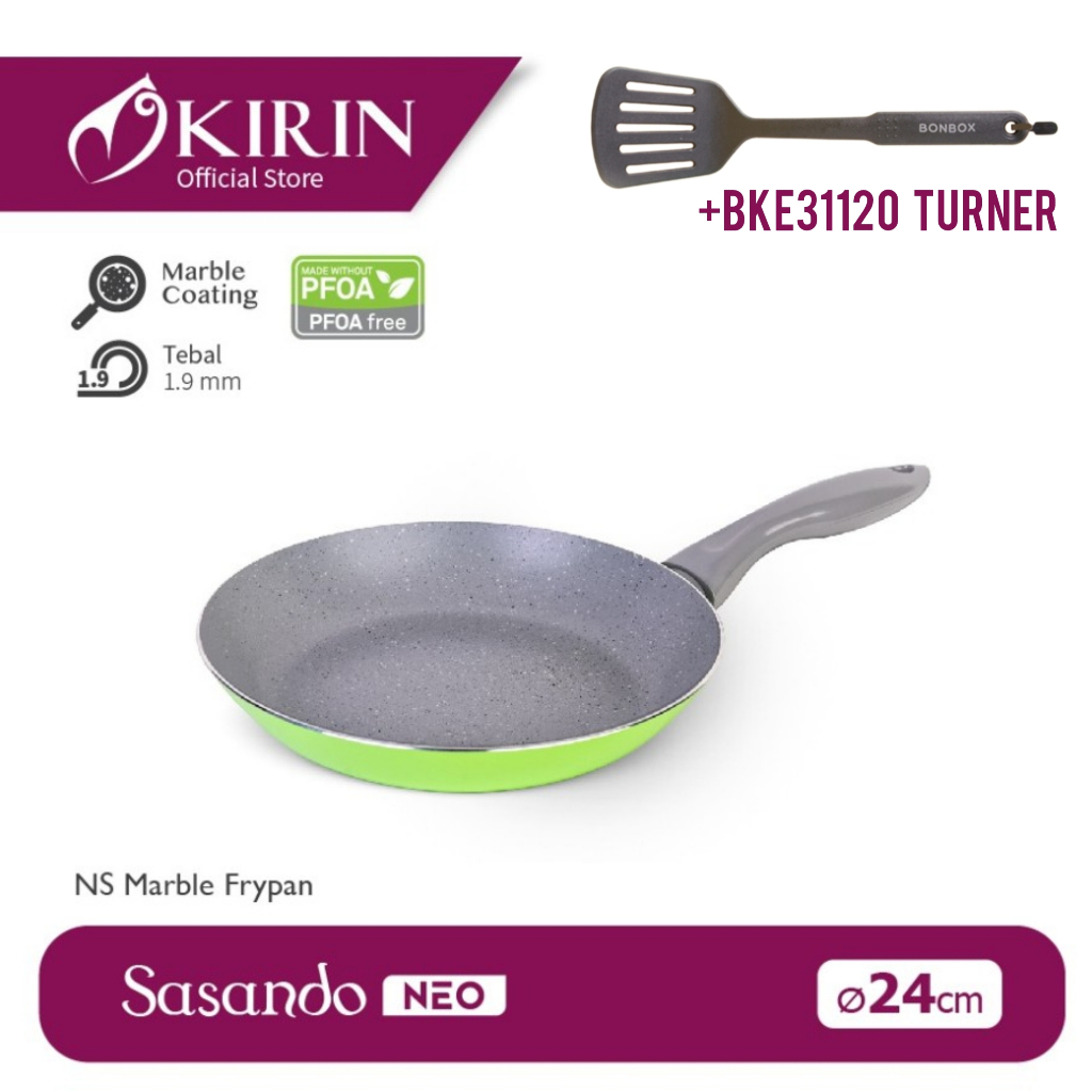Frypan Teflon Kirin Sasando 24 cm FRY PAN Penggorengan Teflon Kirin 24cm Wajan Kirin Non Stick