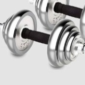 Cast Iron Dumbbell 10kg [1pcs]