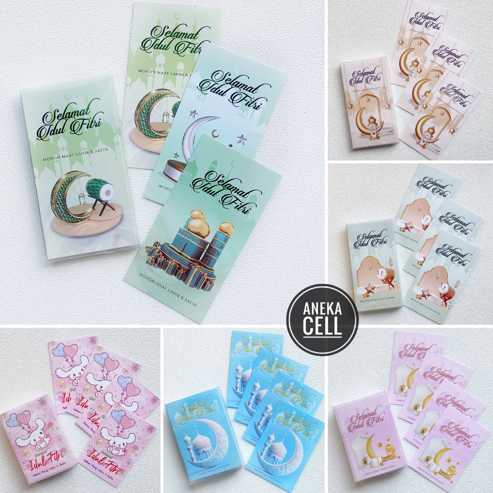 

EKSTRA PROMO ISI 5 AMPLOP LEBARAN HARI RAYA IDUL FITRI KOTAK MIKA ANGPAO PANJANG BESAR ISI 3 PREMIUM EMBOSS SILVER MOTIF TERBARU TAHUN 224