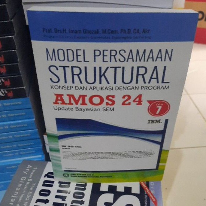 Terbaru Model Persamaan Struktural AMOS 24 edisi 7 IBM By Imam Ghozali