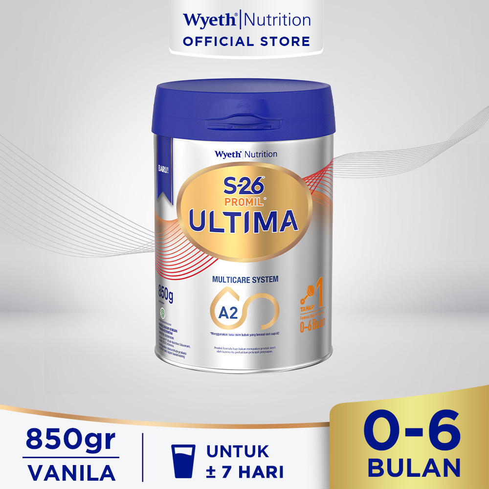 S-26 Promil Ultima 1 Susu Formula Bayi (0 - 6 Bulan) 850gr