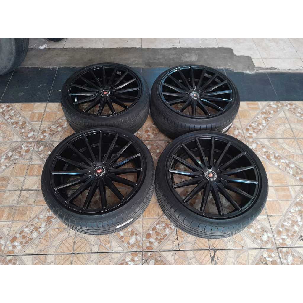 VELG MOBIL RACING R20 SECOND TYPE VOSSEN + BAN PNP MOBIL ACCORD ALPHARD DLL