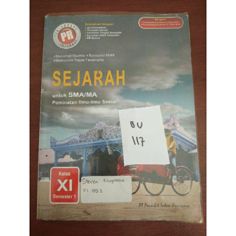 

SEJARAH UNTUK SMA/MA PEMINATAN ILMU-ILMU SOSIAL KELAS XI SEMESTER 1(BU117)