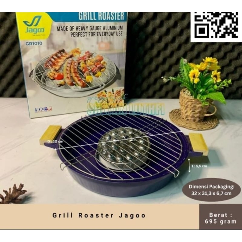 marvelashop | ALAT PANGGANG BULAT PANGGANGAN ROASTER GRILL SATE DAGING AYAM SOSIS