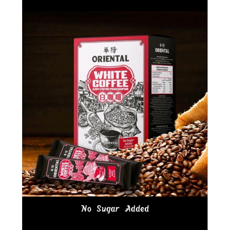 

Kopi Oriental White Coffee No Sugar Added/Asli Malaysia