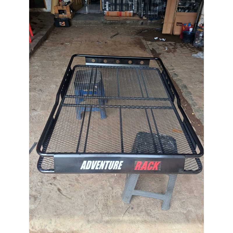 Roof rack bagasi atas mobil model jaring adventure rack