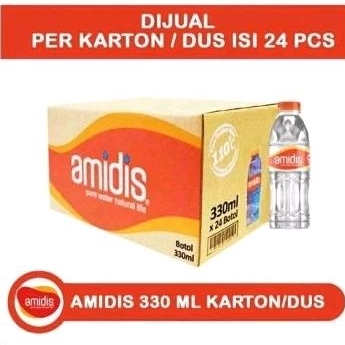 

AIR MINERAL AMIDIS 330ML (1 DUS ISI 24 BOTOL)