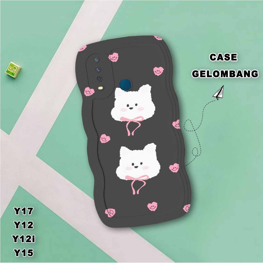 Case Hp - Gelombang Vivo Y17- Vivo Y12 - Vivo y12i - Vivo Y15 -  Casing Hp Gelombang Vivo Y17- Vivo 