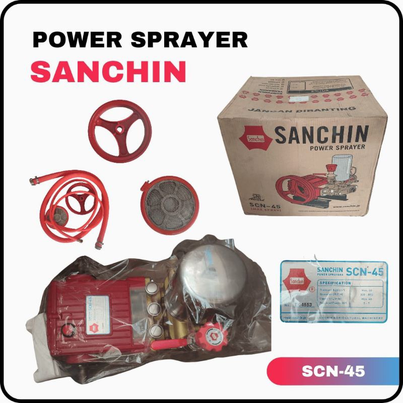 SANCHIN SCN-45/SCN45/SCN 45 - MESIN JET CLEANER CUCI MOBIL MOTOR - ENGINE POWER