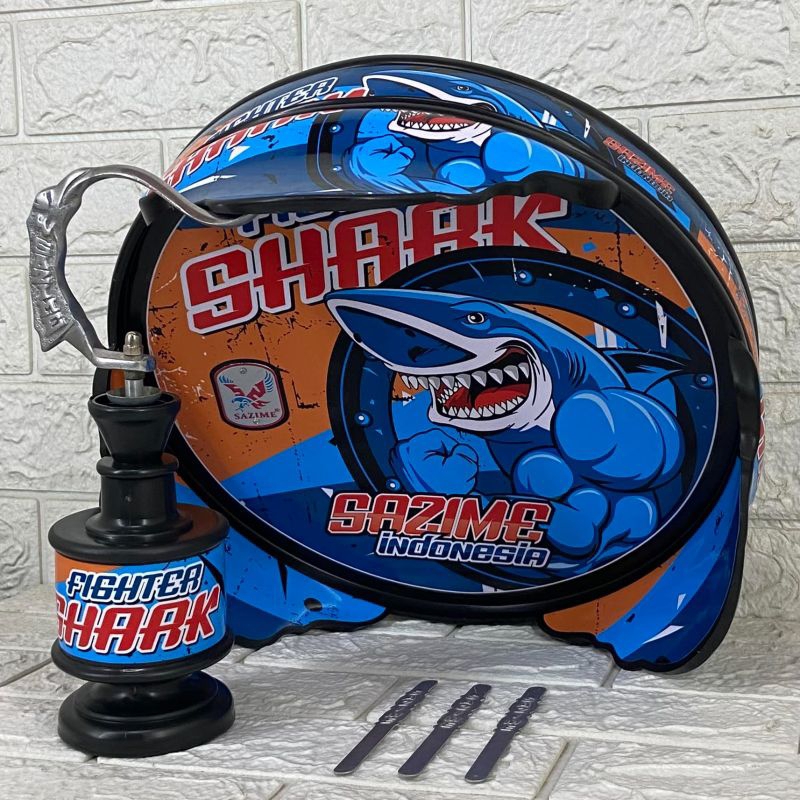 TEBOK LOVEBIRD PVC SLIM SAZIME GRADE B (SHARK)