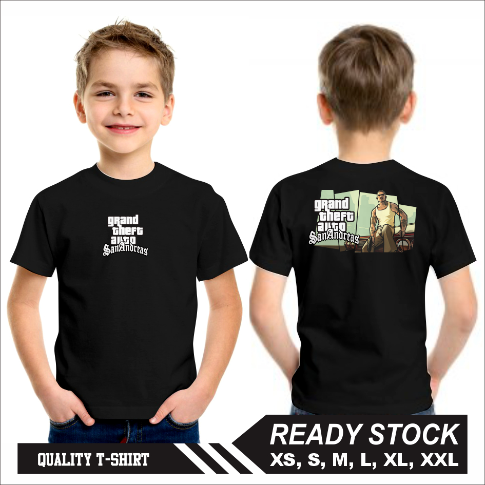 Kaos Baju Anak GTA San Andreas