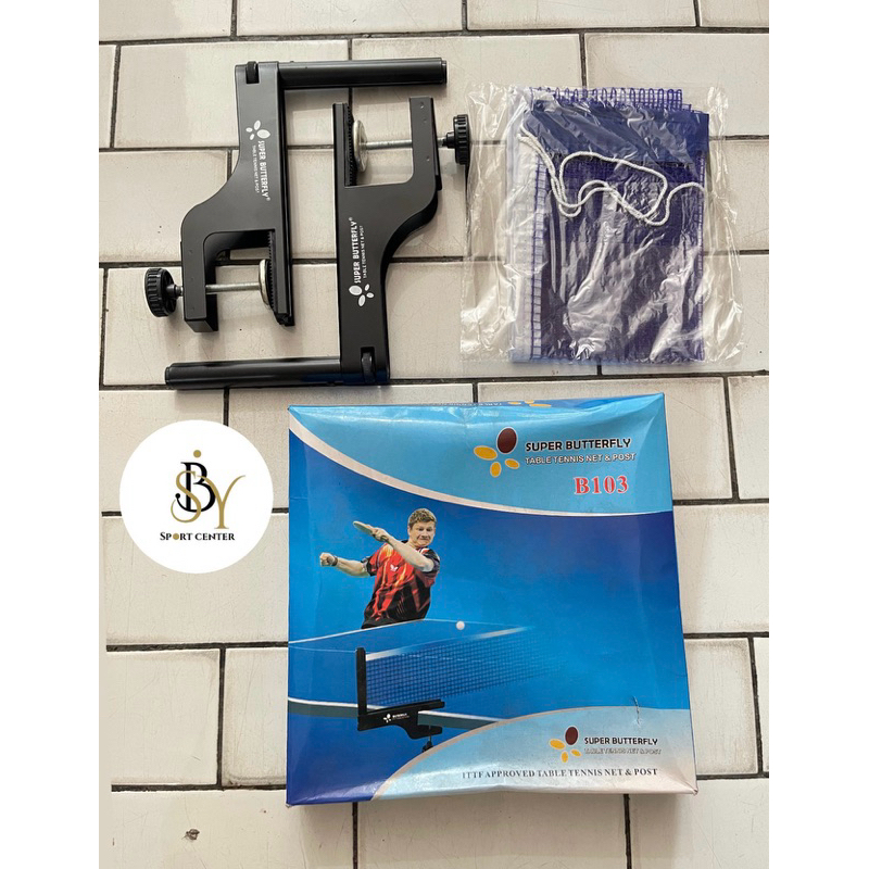[ORIGINAL] NET PINGPONG + TIANG TENIS MEJA BUTTERFLY 103