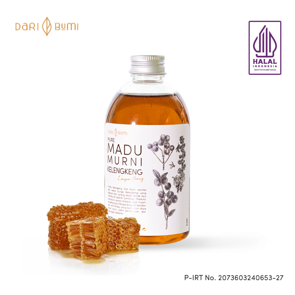 

Dari Bumi Madu Murni Kelengkeng 350 Gr Raw Honey Asli