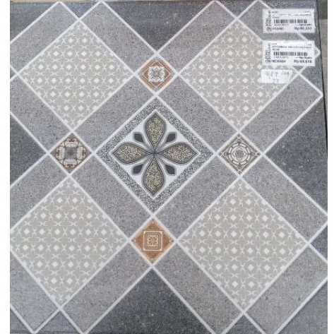Ikad Keramik Lantai / Keramik Teras SX74068AW Abu Abu 40x40