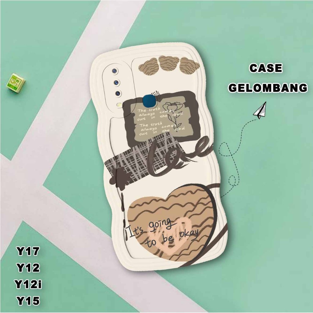 Case Hp - Gelombang Vivo Y17- Vivo Y12 - Vivo y12i - Vivo Y15 -  Casing Hp Gelombang Vivo Y17- Vivo 