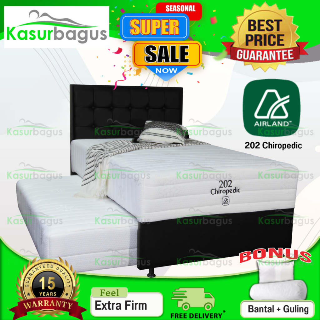 Airland Kasur Sorong 202 Chiropedic 2 in 1 - Full Set 100x200