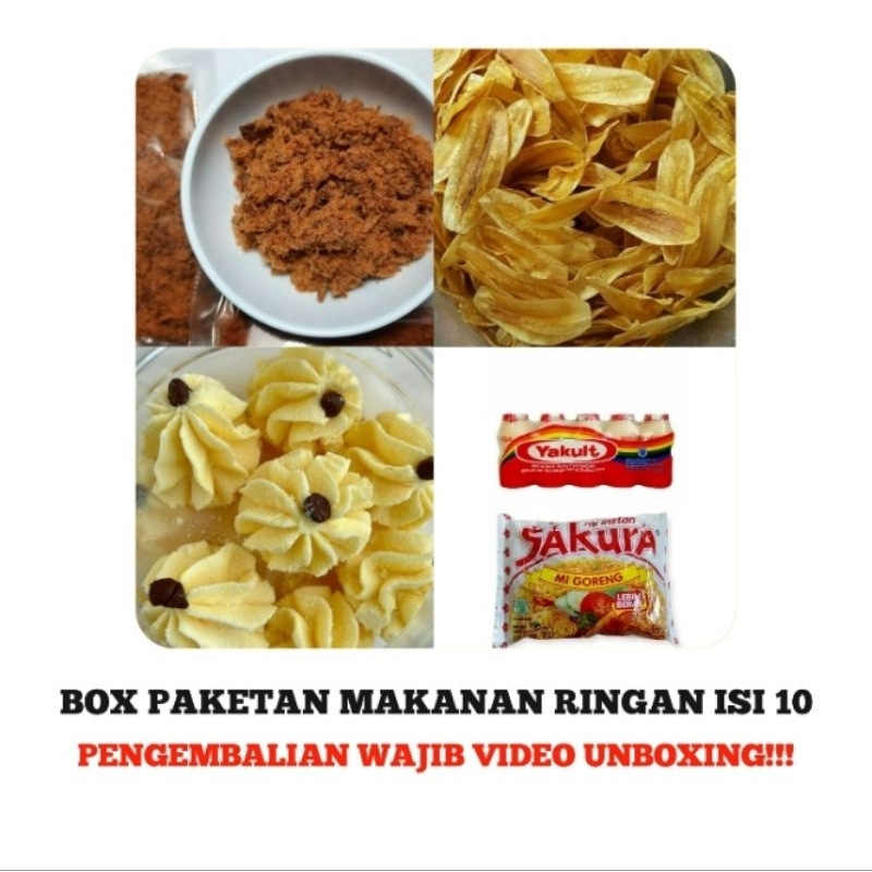 

BOX MAKANAN RINGAN ISI 10