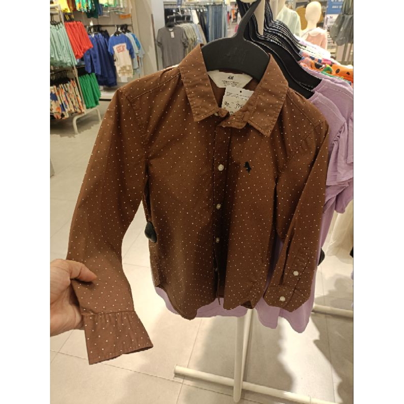 H&M Kemeja Anak Laki-laki Lengan Panjang
