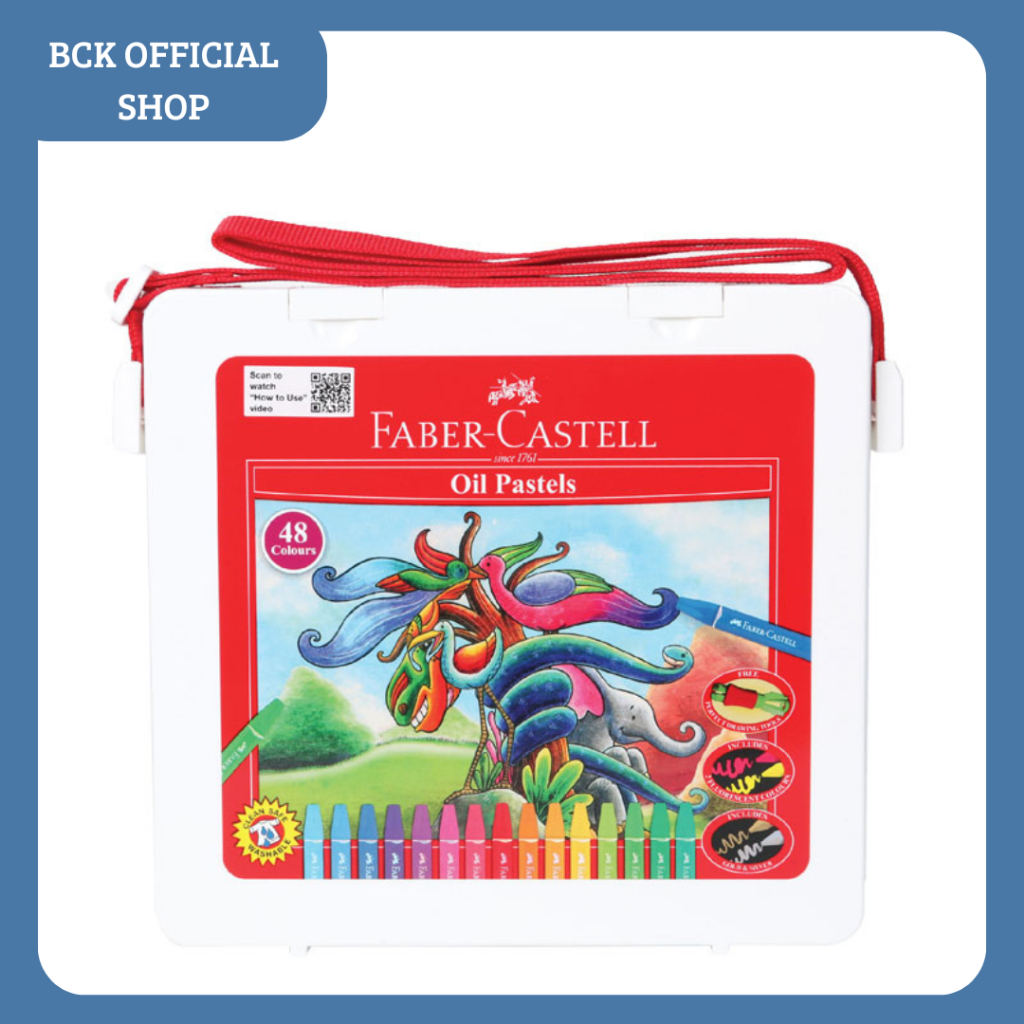 

Crayon / Pewarna / Hexagonal Oil 48 Faber Castell (Set)