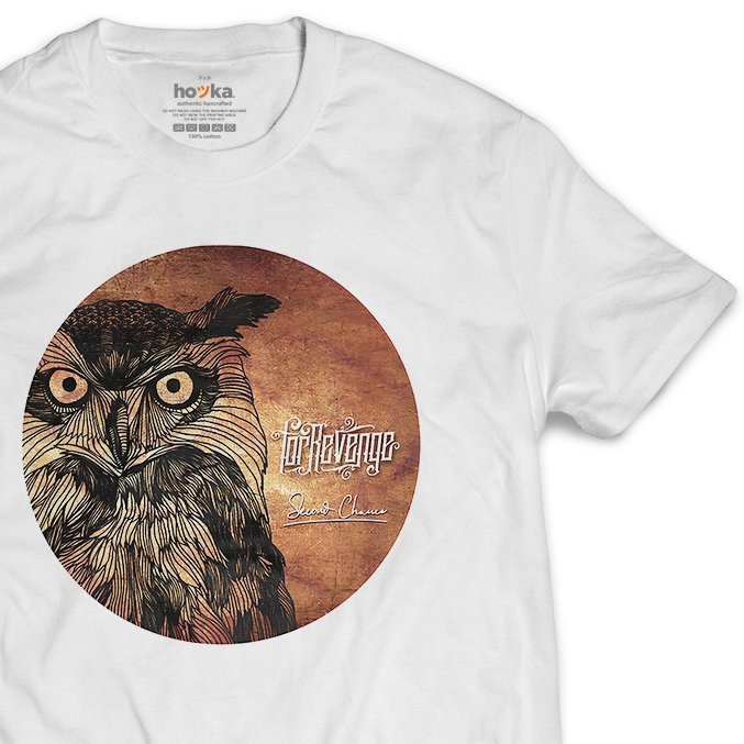 Kaos For Revenge Second Chance Tshirt Bootleg Band Merchandise Distro Pria Katun 24s