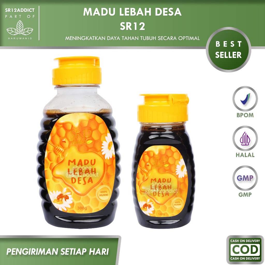

MADU LEBAH DESA SR12 SEMUA UKURAN / MADU MURNI UNTUK MENJAGA STAMINA TUBUH DEWASA & ANAK-ANAK