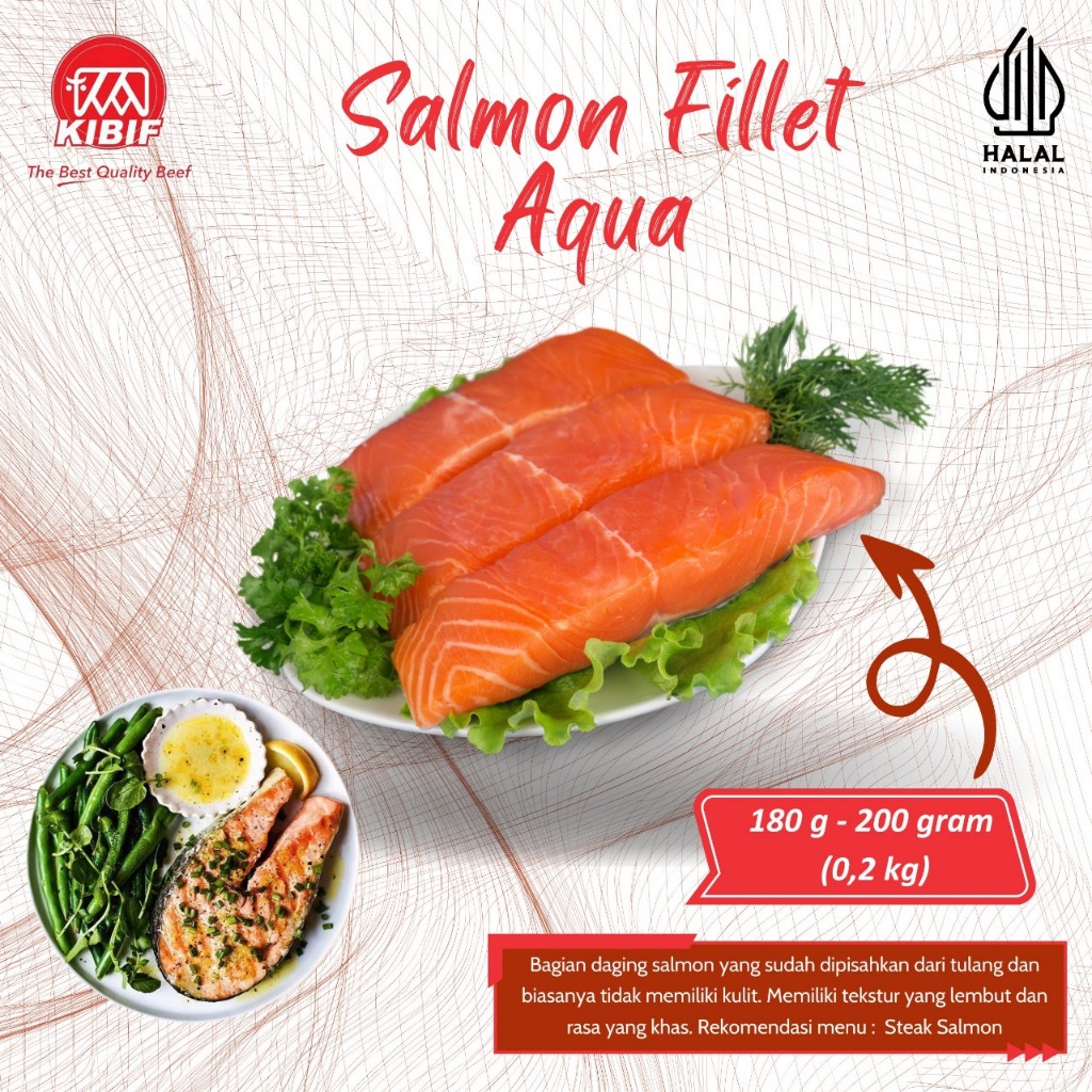 

Salmon Fillet size 180-200r