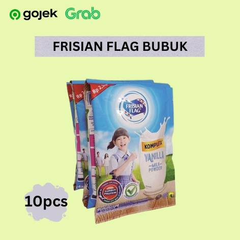 

Frisian Flag Kompleta Susu Bubuk Vanilla Cokelat 10 Sachet