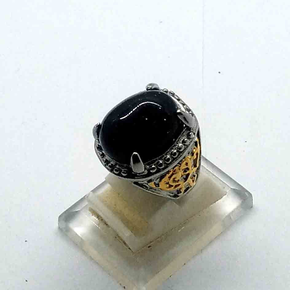 cincin batu akik pasir hijau indah