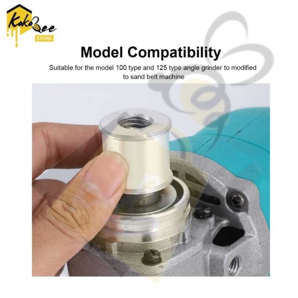 JKL Air Belt Sander Adaptor Gerinda Tangan Konverter Grinder Konverter Amplas Adapter Belt Sander Ke