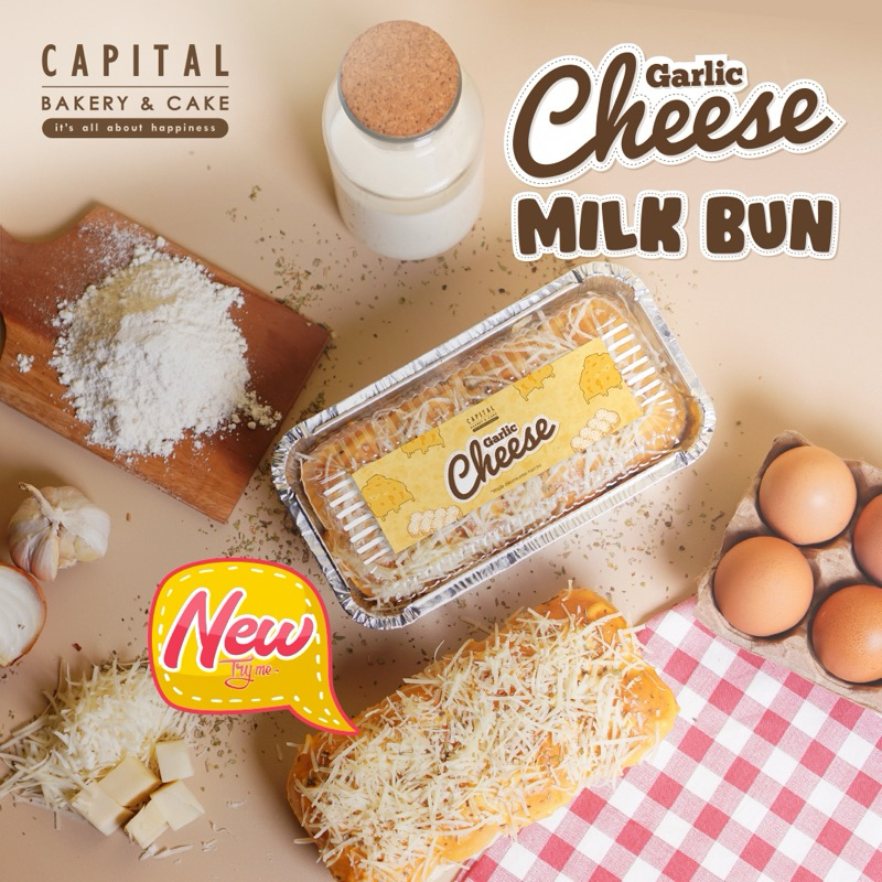 

Cheese Garlic Milk Bun