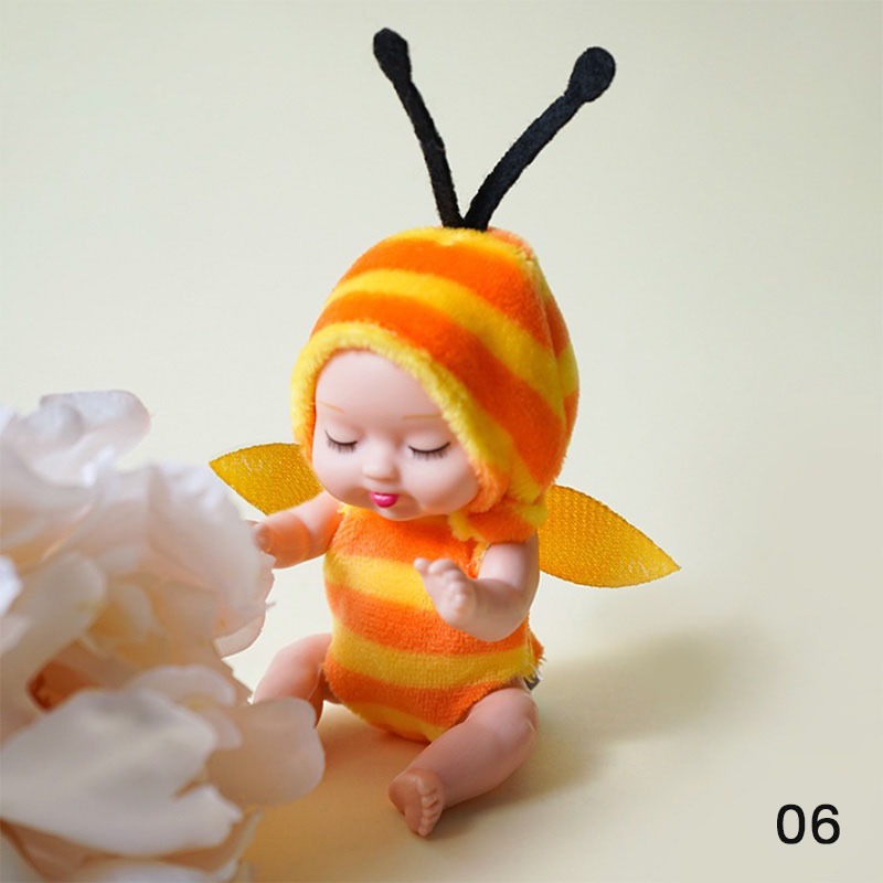 YUK CHECKOUT  Mainan Boneka Bayi Super Mini Reborn/Newborn Perempuan Tidur Mini Lucu Mirip Asli