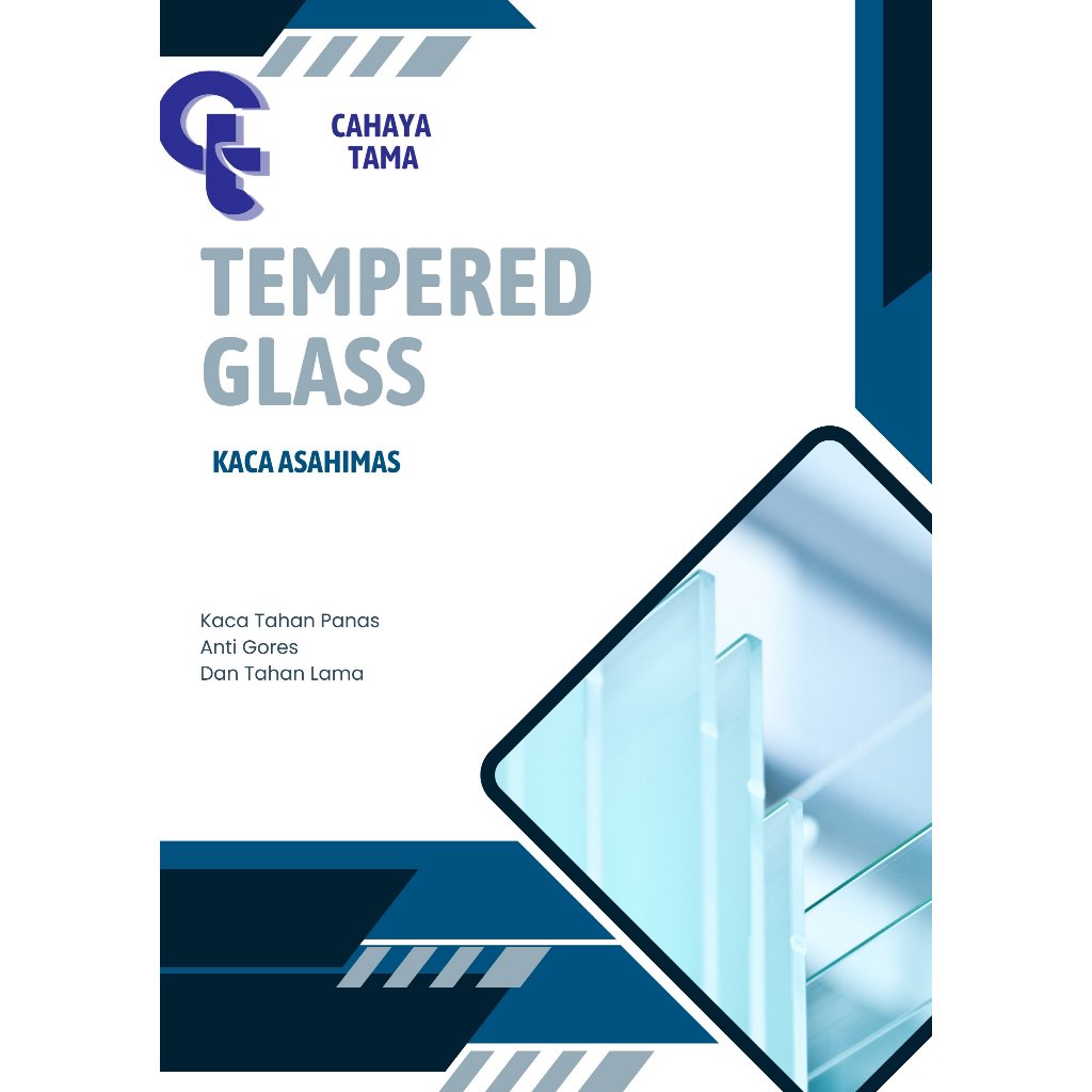 Kaca Tempred 10mm Untuk kanopi