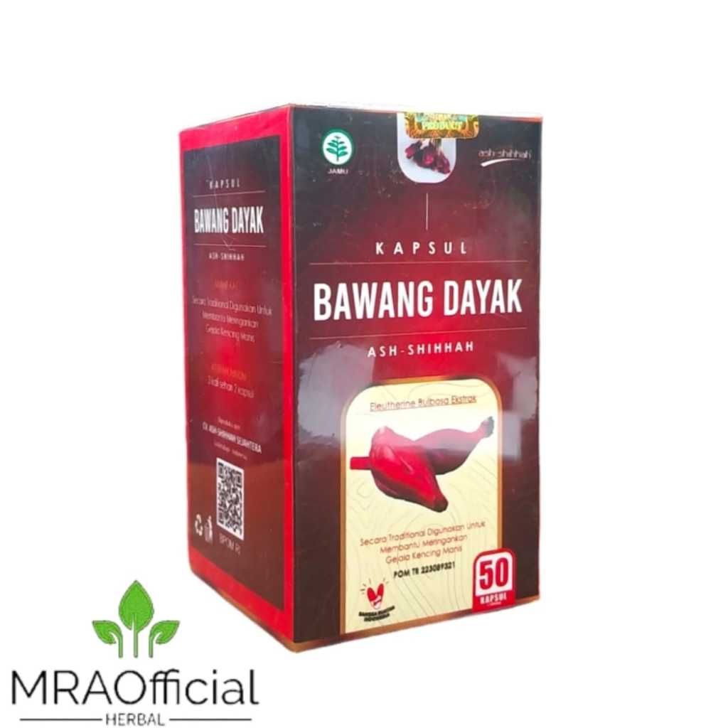 Kapsul Bawang Dayak Ash-Shihah | Ekstrak Bawang Berlian Membantu Meringankan Gejala Kencing Manis