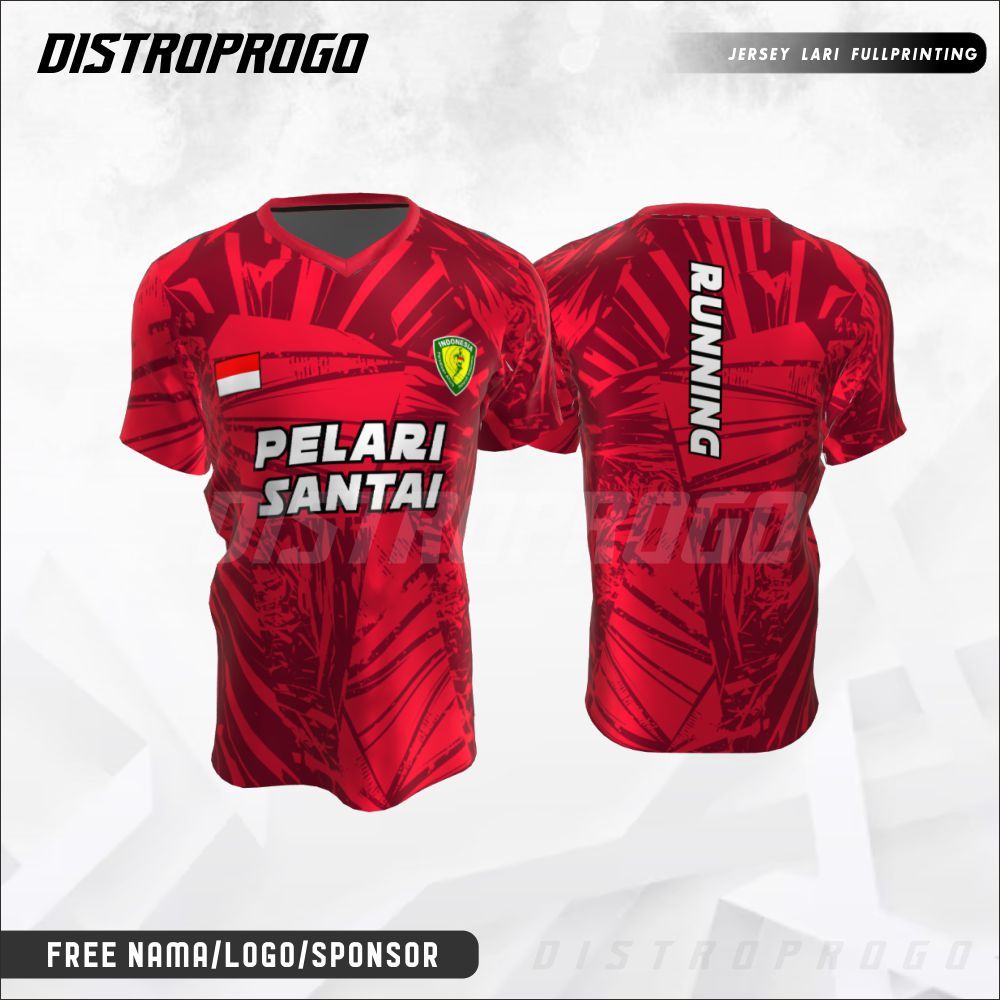 Jersey Pelari Santai 362  - Custom Fullprint Dryfit Premium Kaos Olahraga Running Pria Wanita Traini