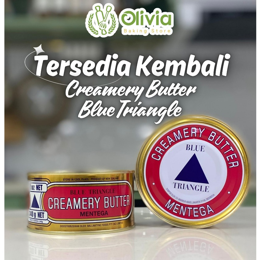 

Creamery Butter / Mentega Segitiga Biru Blue Triangle 340g