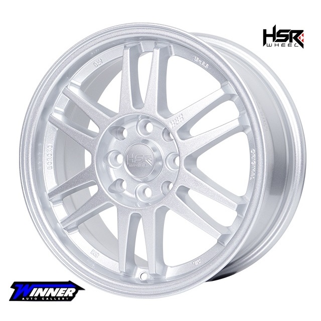 Velg Mobil Model RPF HSR BOROKO BLY01 R15 Rata Body Lubang 4 Buat Avanza,Brio,Agya,Calya,Yaris Promo